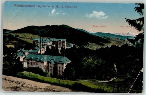 Friedrichsheim 1918 mit Kandertal