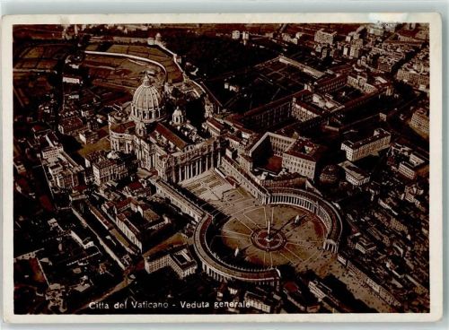 Vatikanstadt Citta del Vaticano Veduta generale Petersdom Platz