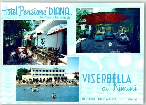 Viserbella Hotel Diana Schwimmbad Strand Auto