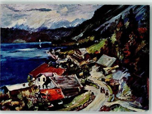 Walchensee 1920 sign. Lovis Corinth