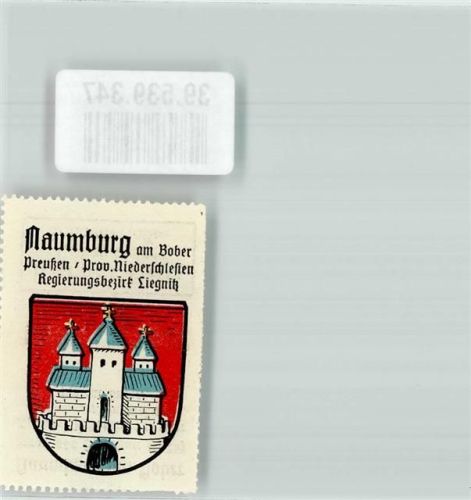 Naumburg am Bober Nowogrod Bobrzanski Siegelmarke Wappen Naumburg am Bober Preußen Prov. Niederschlesien Reg. Bez. Liegnitz