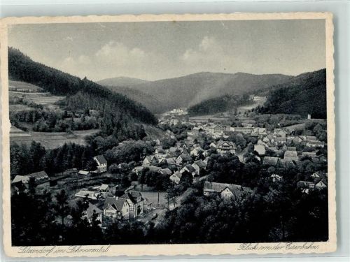 Sitzendorf Blick von der Eisenbahn