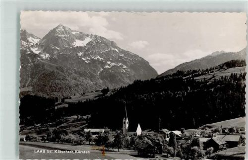 Laas 1963 mit Kirche Heiliger Andreas