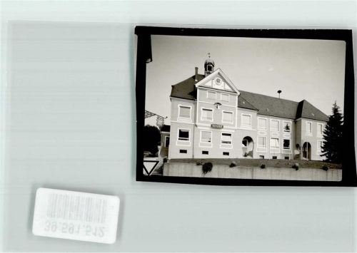 86807 W8938 Buchloe FOTO KEINE AK Rathaus Ort handschriftlich Foto Orginal aus Archiv eines Ansichtskartenverlags