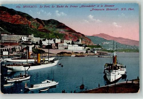 Monaco Hafen Yacht Hirondelle Prinzessin Heinrich