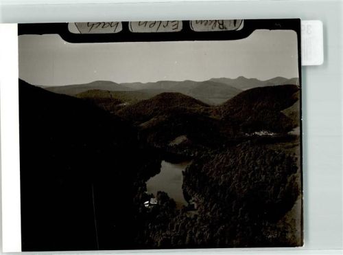 Erlenbach Foto Original aus Archiv eines Ansichtskartenverlag Fliegeraufnahme vom Seehofweiher Ort handschriftlich