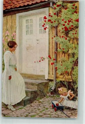 sign. Fischer Paul Mutters Liebling Kind Asco Nr.3136