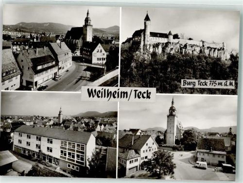 Weilheim mit Peterskirche Burg Teck