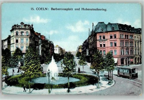 Köln Altstadt-Süd 101 Barbarossaplatz u. Hohenstaufenring Straßenbahn