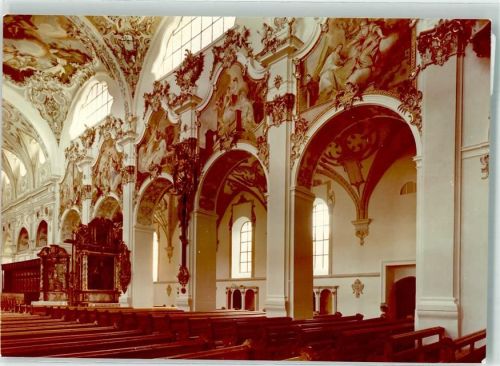 86989 W8924 Steingaden , Oberbay FOTO KEINE AK Klosterkirche Ort handschriftlich Foto Orginal aus Archiv eines Ansichtskartenverlags