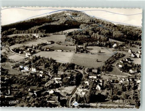 Ittenbach Fliegeraufnahme des Ortes Siebengebirge mit Oelberg FOTO KEINE AK