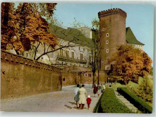 Krakau zamku Krolewskiego na Wawelu