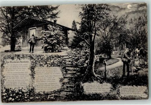 des Wanderers Heimkehr Gedicht von M. Böhm