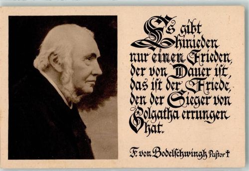 Friedrich von Bodelschwingh der Ältere Spruch