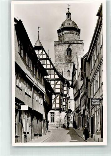 Alsfeld Obere Fuldagasse Walpurgiskirche Gasthaus Foto Metz
