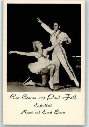 Prominent Ria Baran und Paul Falk Eisballett