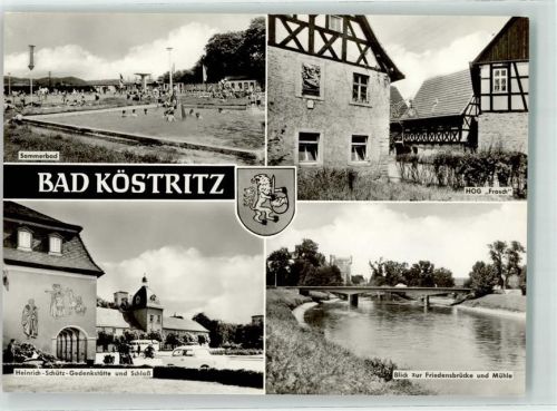 Bad Köstritz Heinrich Schütz Gedenkstätte u. Schloss HOG Frosch Sommerbad Oldtimer