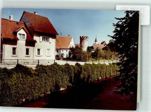 Giengen Foto Original aus Archiv eines Ansichtskartenverlags Turm Ort handschriftlich