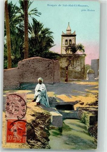 Biskra 1921 Moschee Sidi-Abb-el-Moumen