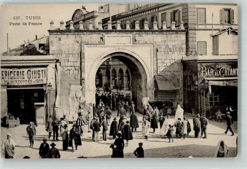 Tunis Handlung Tracht Porte de France