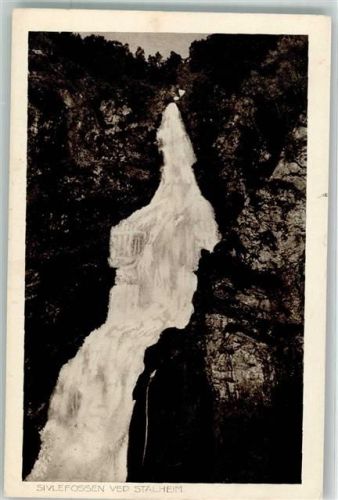 Stalheim 1923 Wasserfall Slivlefossen