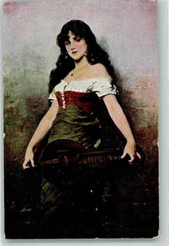 1918 sign. Sichel N. Cizinka Das Mädchen aus der Fremde Salon JPP Nr.1055 Feldpost