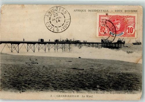 Abidjan 1914 Grand-Bassam Le Warf
