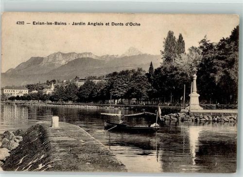 Evian-les-Bains 1940 Jardin Anglais
