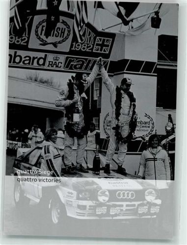 Audi Quattro Siege 1982 Motorsport Informationskarte