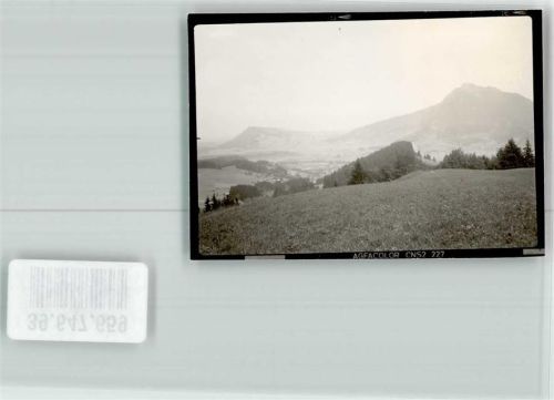 Burgberg mit Grünten Foto Orginal aus Archiv eines Ansichtskartenverlags Ort handschriftlich