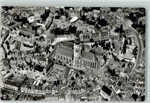 Middelburg Fliegeraufnahme Lange Jan met Nieuwe Kerk en Koorkerk