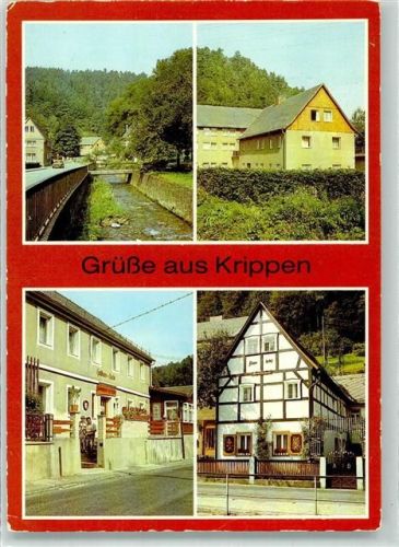 Krippen 1983 Ferienheim des VEB Chemiekombinat Bitterfeld Gasthaus Zur Linde VEB Bild und Heimat