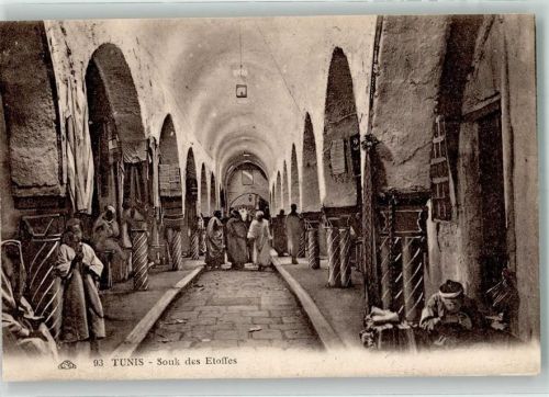 Tunis Handlung Tracht Souk