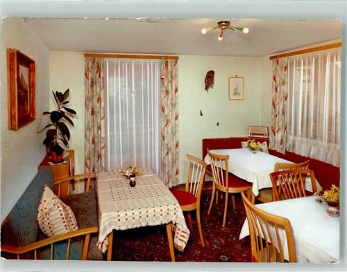 Schöllang Pension Voggler Ort handschriftlich Foto Original aus Archiv eines Ansichtskartenverlags