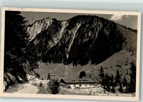 Spitzingsee Spitzinghaus gegen Jägerkamp Gaststätte Pension Gasthaus Hüttenstempel
