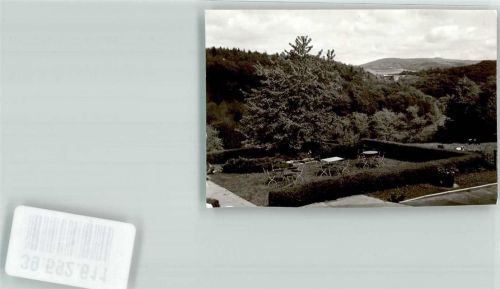 Laubach Gartenterrasse Foto Original aus Archiv eines Ansichtskartenverlags Ort handschriftlich