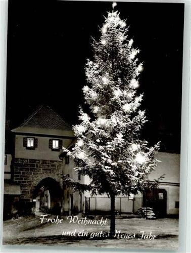 Mühlheim Weihnachtsbaum vor dem Oberen Tor