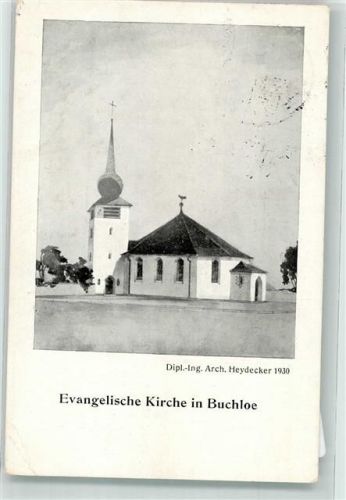 86807 W8938 Buchloe Gebrauchsspuren Ev. Kirche