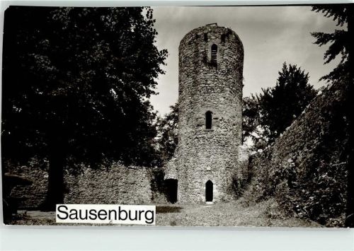 Kandern Ruine Sausenburg Ort handschriftlich Foto Orginal aus Archiv eines Ansichtskartenverlags