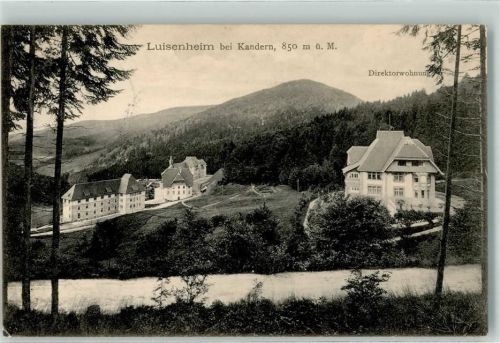 Kandern 1910 Luisenheim Dirotorwohnung