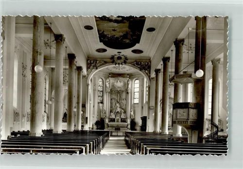 Haslach Innenansicht der Kirche St. Arbogast