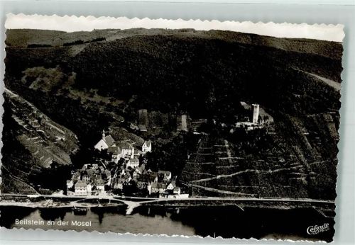 Beilstein Fliegeraufnahme Burgruine Metternich Karmeliten Kloster