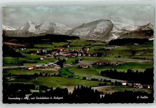 Simmerberg Foto W. Roeßler Rindalphorn u. Hochgrat
