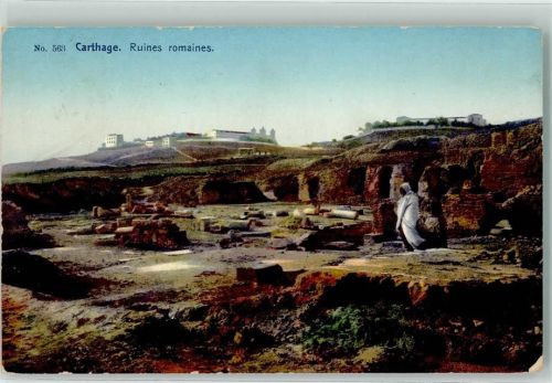 Karthago 1914 Ruines romaines
