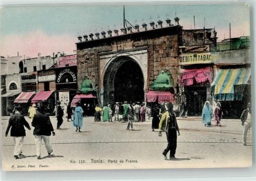 Tunis Handlung Tracht Porte de France
