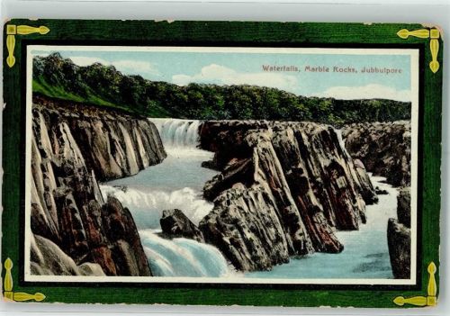 Ambala Wasserfall Marble Rocks Jubbulpore Jabalpur Bhopal Ort lt. Verlag