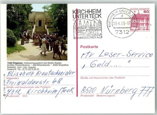 Ötigheim 1985 Freilichtbühne