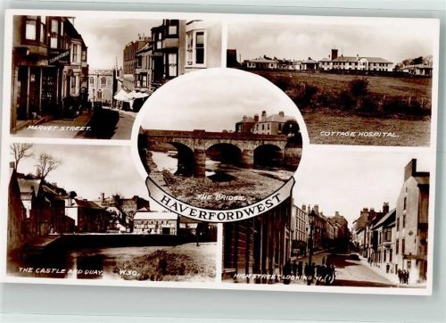 Cardiff Market Street Schloss Krankenhaus Haverfordwest