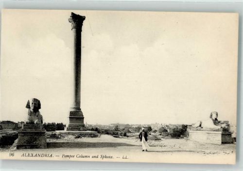 Alexandria Denkmal Pompee Column Sphinx