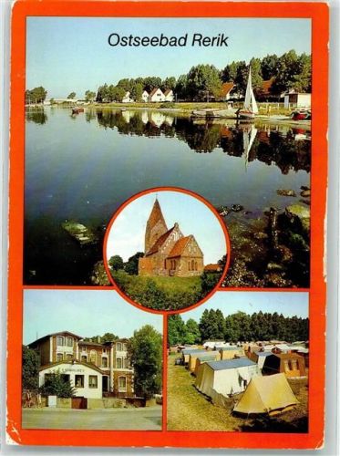 Ostseebad Rerik Zeltplatz Salzhaff Kirche Rat der Stadt und Stadtcafe Campingplatz